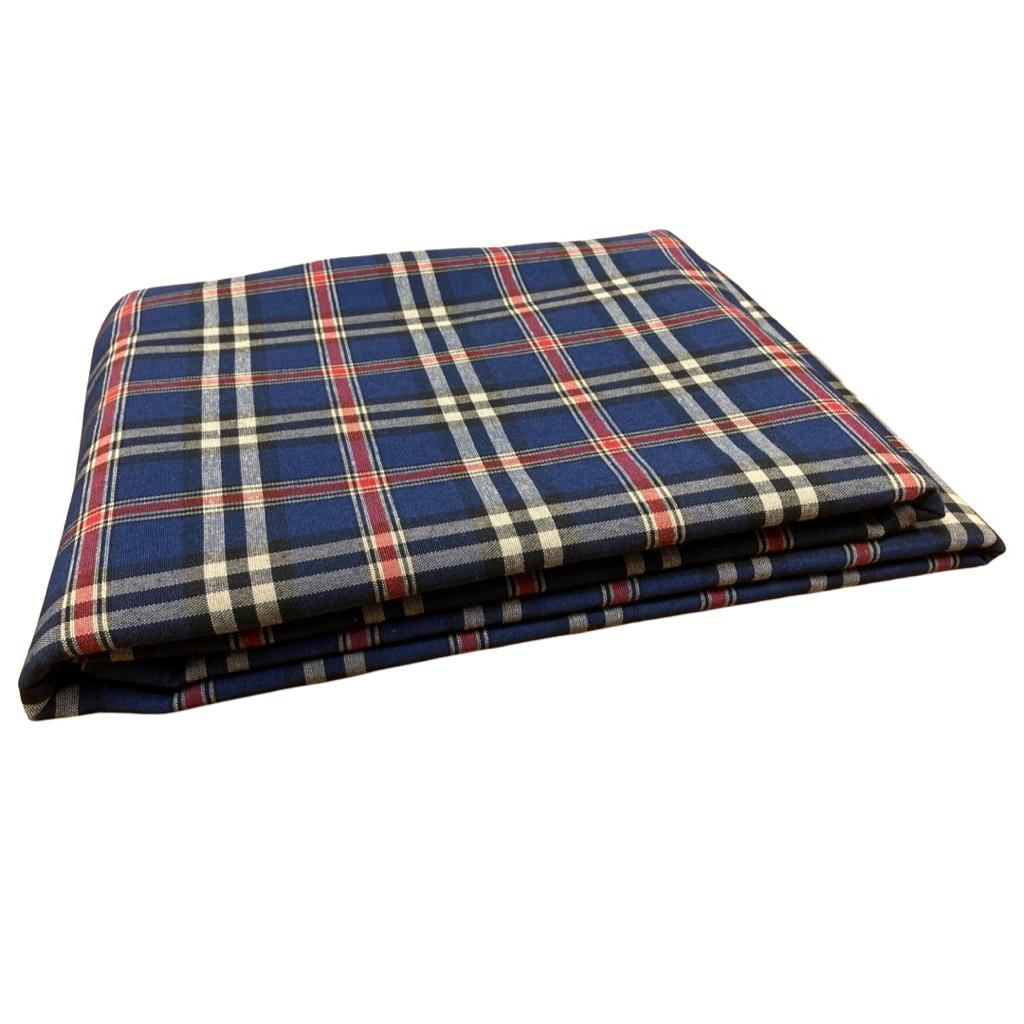 Tafelkleed Schotse ruit blauw