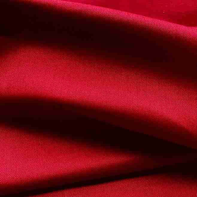 Rood tafelkleed stof kleurstaal