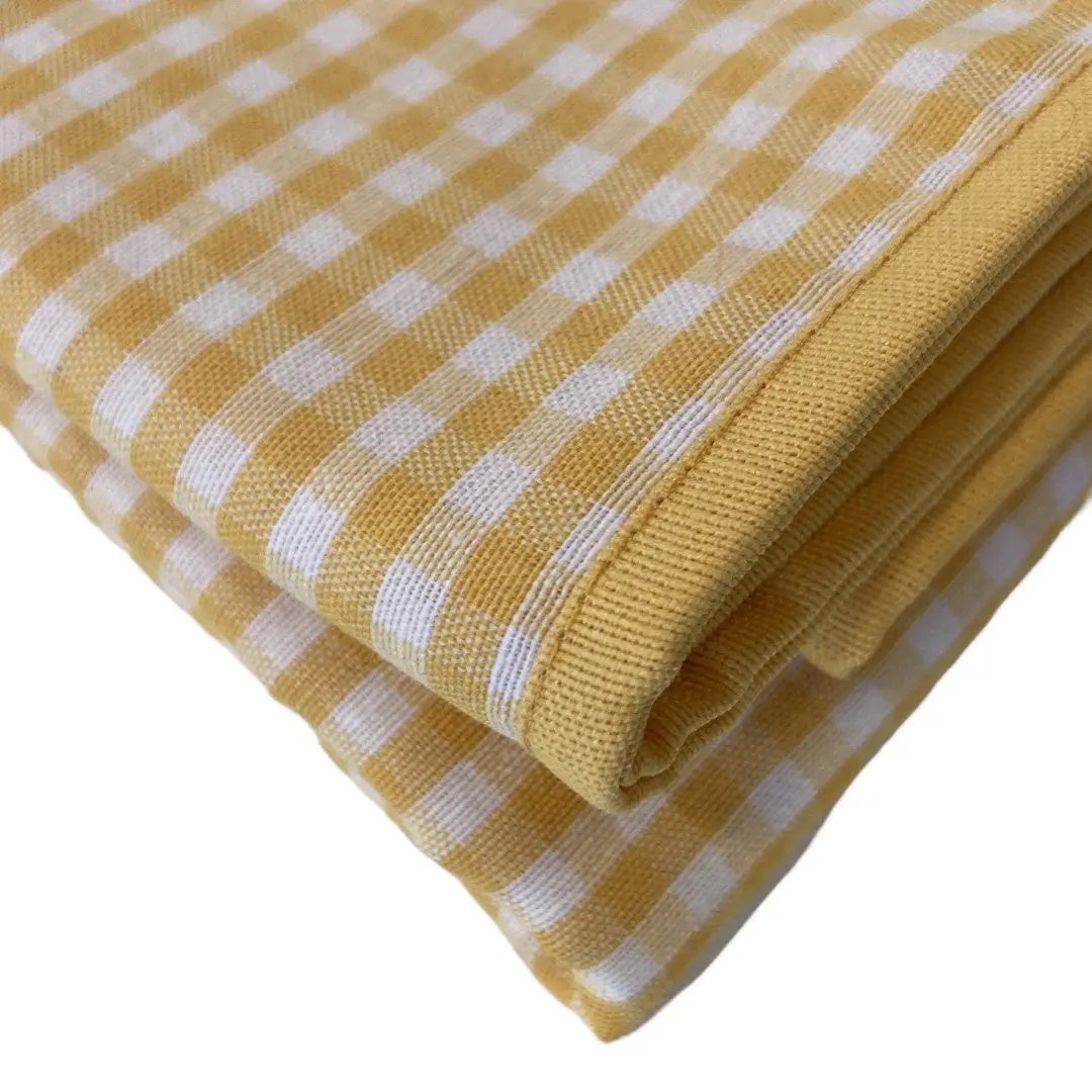 Geel brabantsbont servet - Kleine ruit - Bamar Lifestyle