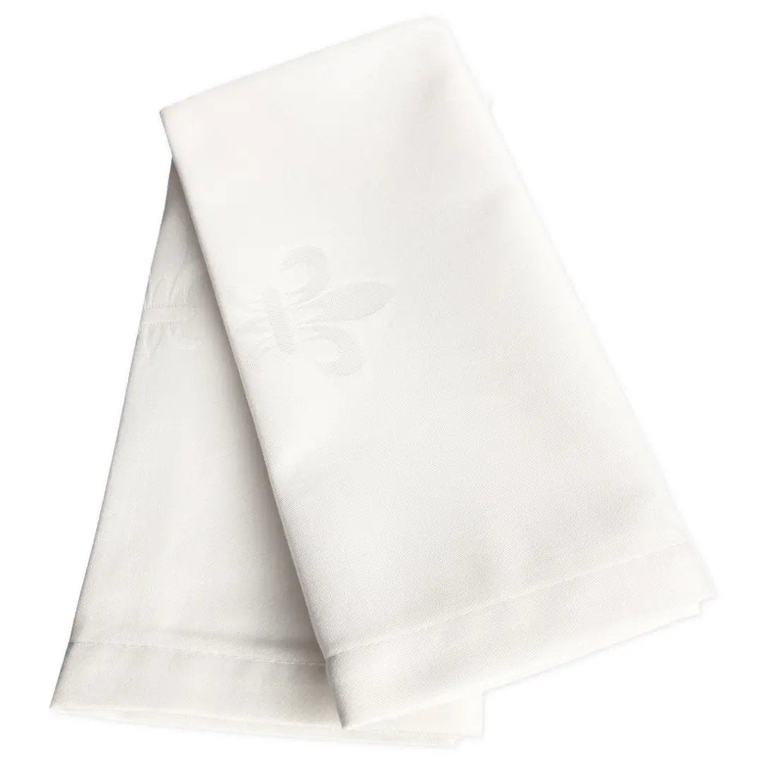 Witte servetten Franse lelie - Bamar Lifestyle