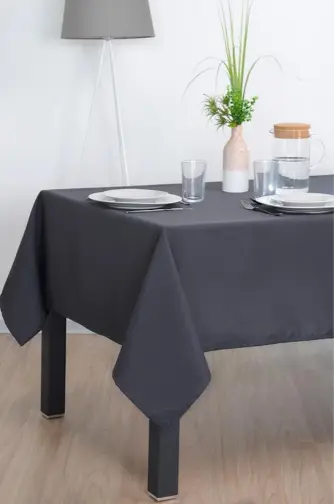 Tafelkleed Leon Antraciet - Bamar Lifestyle