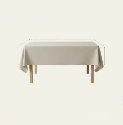 Hoe maat tafelkleed berekenen