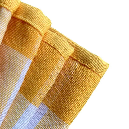 Geel geruit servet - Grote ruit - Bamar Lifestyle