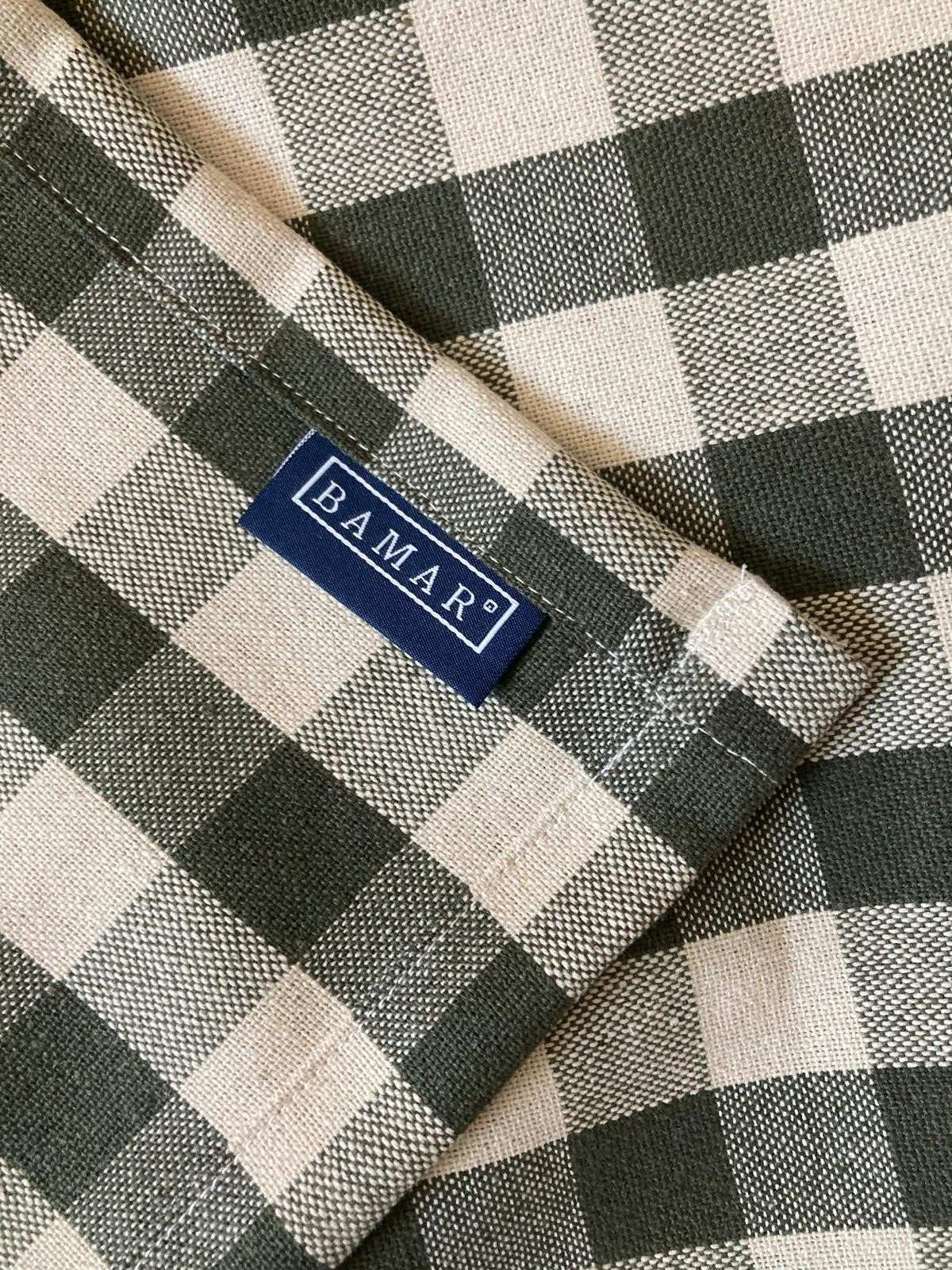 Bamar Lifestyle Afwerking Groen geruit tafelkleed Celine