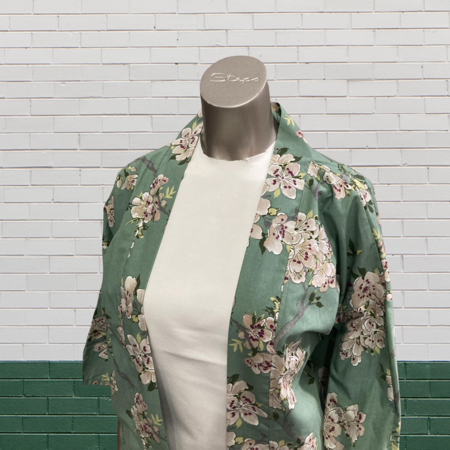 Pasvorm Kimono Green Blossom - Bamar Lifestyle