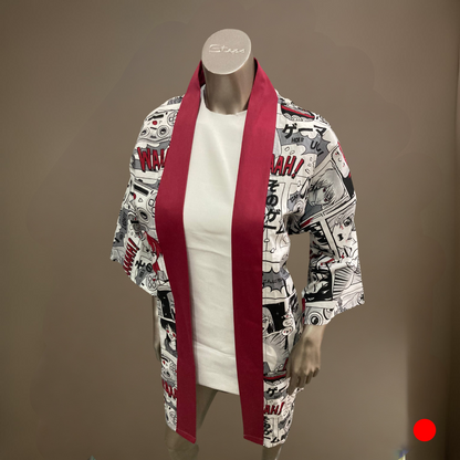 Kimono jas Anime rood (diverse varianten) - Bamar Lifestyle