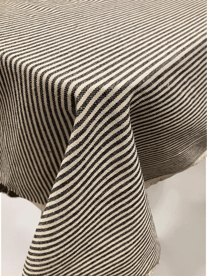 Gestreept Tafelkleed Salima antraciet