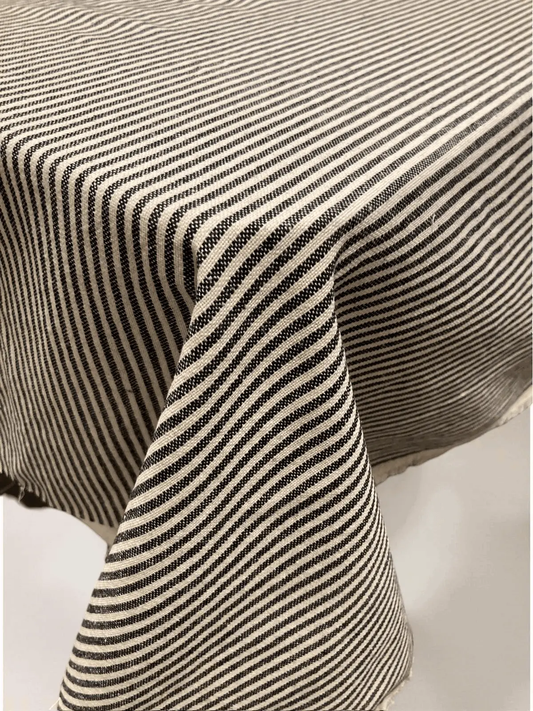 Gestreept Tafelkleed Salima antraciet