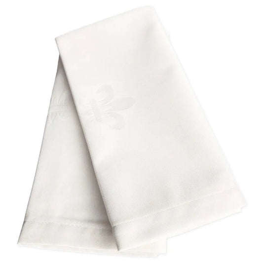 Witte servetten Franse lelie - Bamar Lifestyle