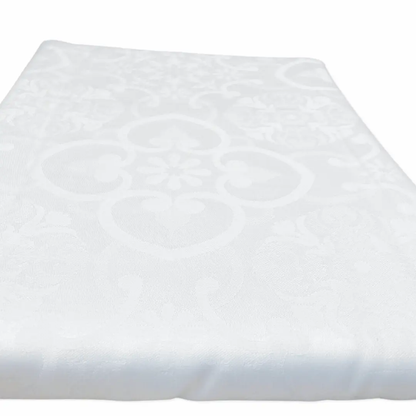 Opgevouwen Tafelkleed Faro wit 168 x 250 (teflon gecoat) - Bamar Lifestyle