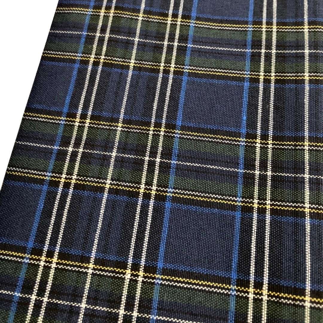 Detail van de stof van Servet Windsor blauw