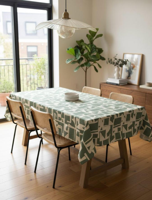 Groen Modern tafelkleed Morgan