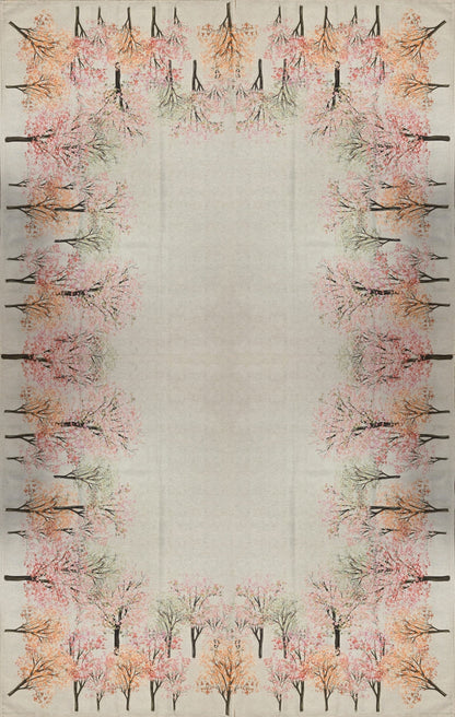 Bloesem Tafelkleed Sakura – Linnenlook (Katoen/Polyester) Bamar Lifestyle
