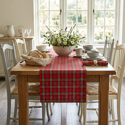 Rode Stoffen Servetten Castle (Set van 4) – Schotse Ruit / Tartan (Katoenmix) Bamar Lifestyle