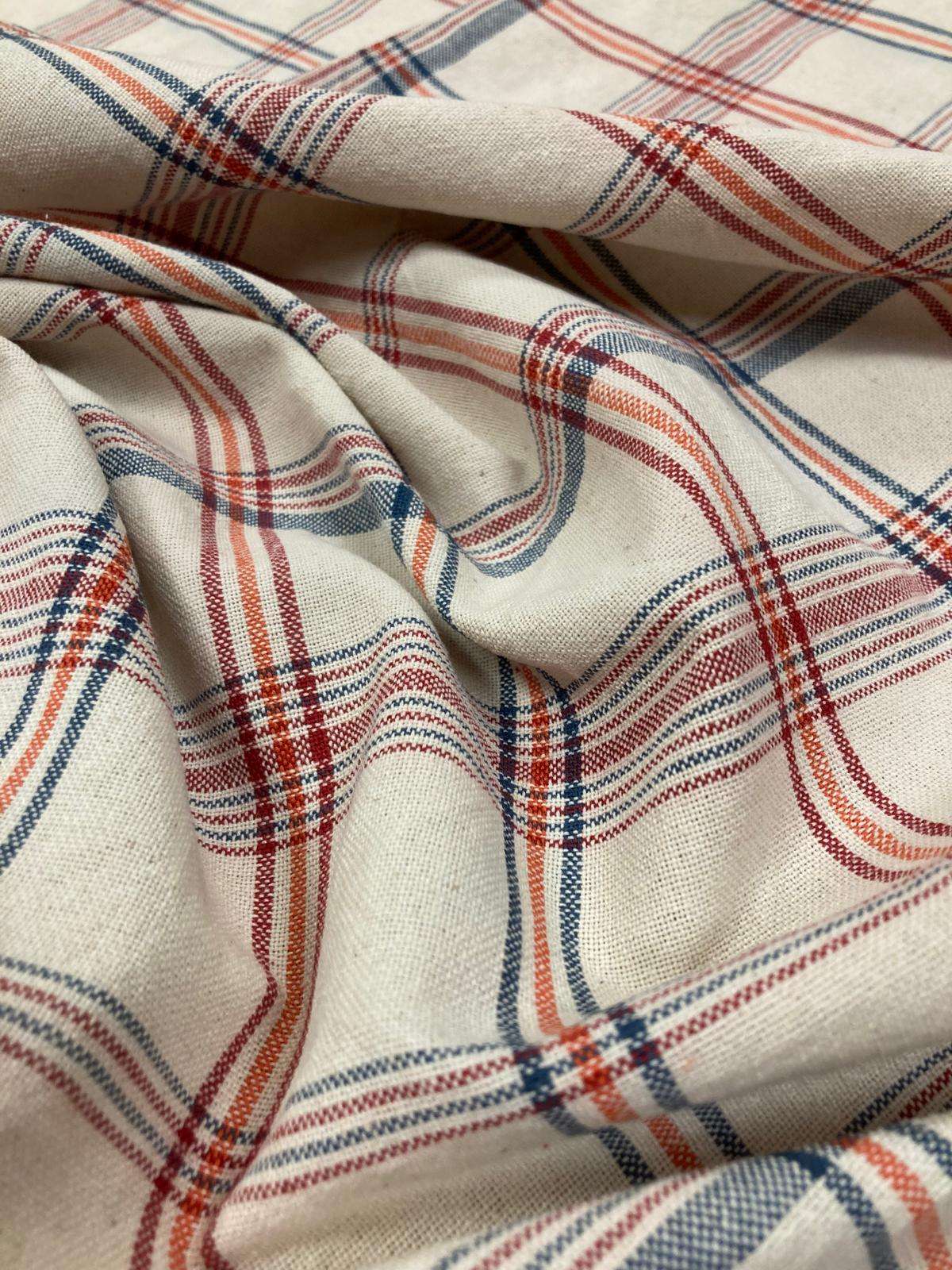 Vintage geruiten stof 