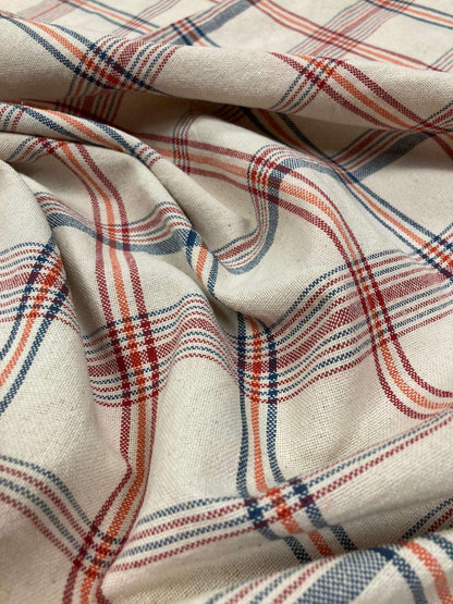 Vintage geruiten stof 