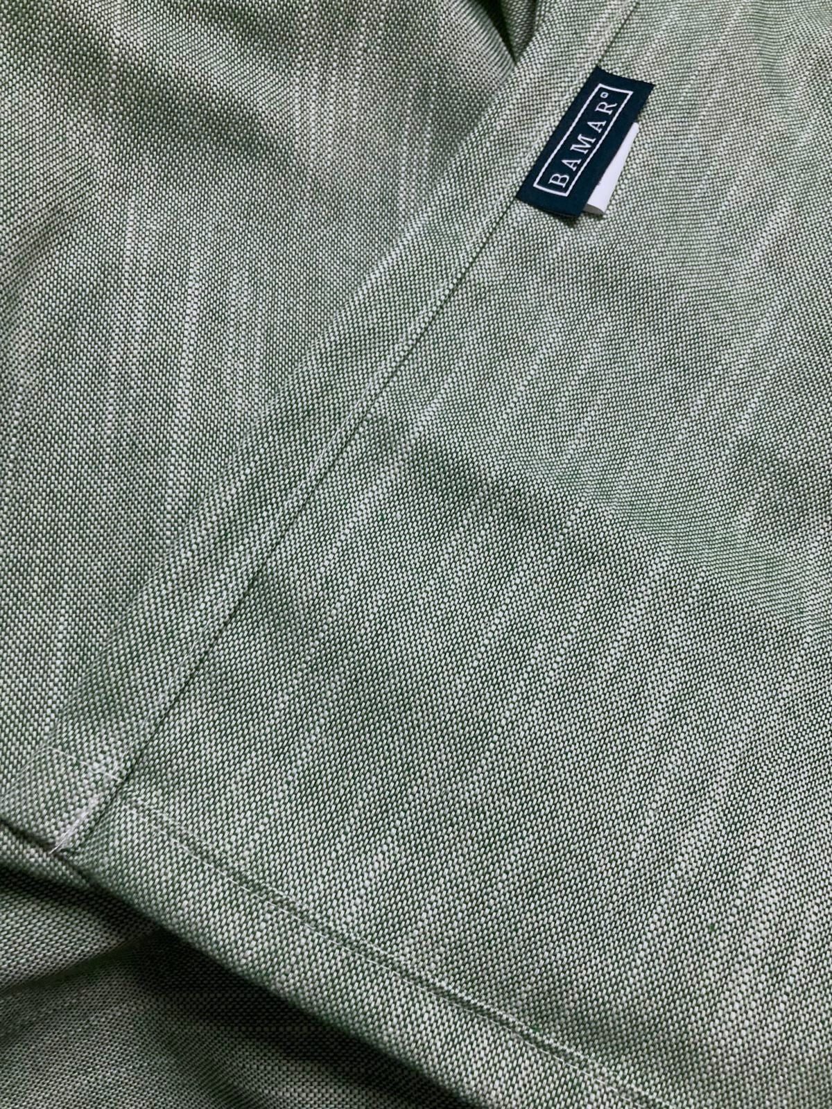 Tafelkleed Linnenlook Sako groen (Strijkvrij)