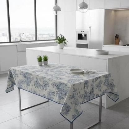 Chateau Bleu – 100% Katoenen Tafelkleed in interieur