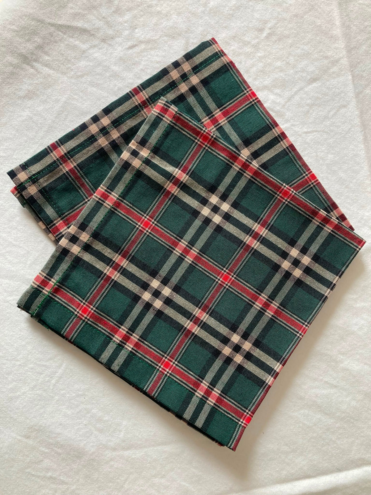 Groene Stoffen Servetten Castle (Set van 4) – Schotse Ruit / Tartan Bamar Lifestyle