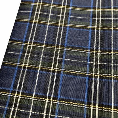 Tafelkleed Windsor blauw - Schotse ruit (Strijkvrij) - Bamar Lifestyle