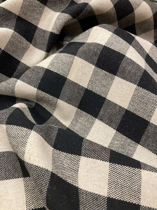 Zwart Geblokt Tafelkleed Céline vintage